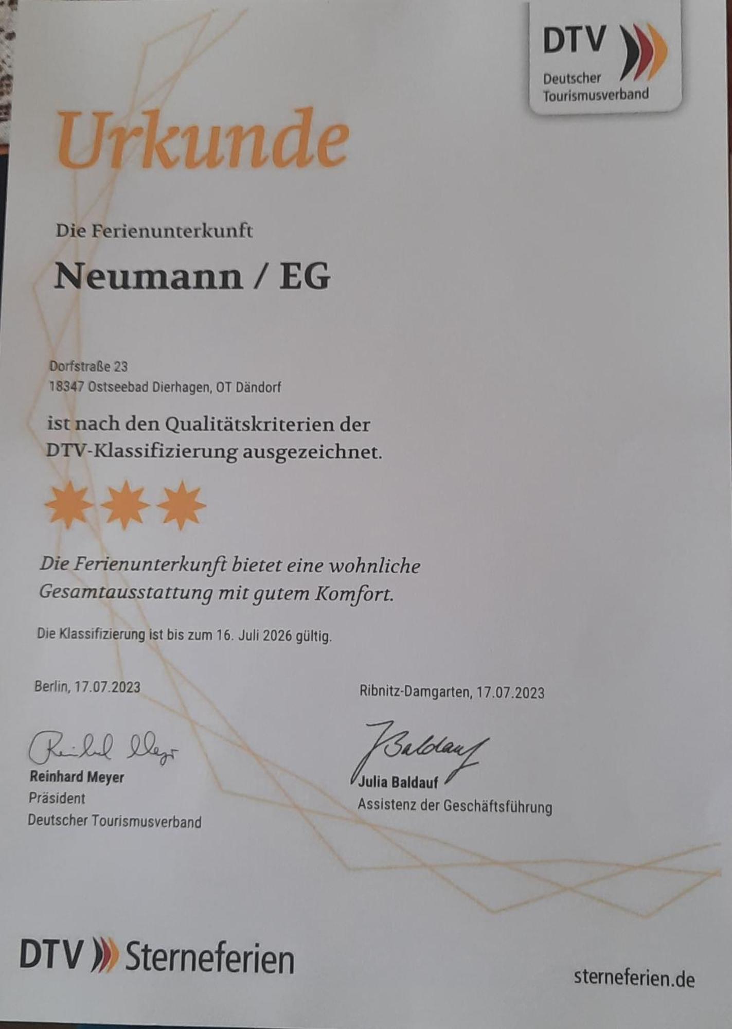 3***Ferienwohnungen Neumann Dändorf エクステリア 写真